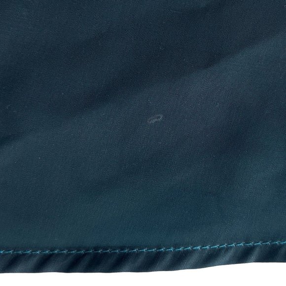 LA BLANCA Turquoise Ombré Oasis Back-Tie Side-Slit Cover-Up Dress Medium - 0015 - Picture 9 of 13